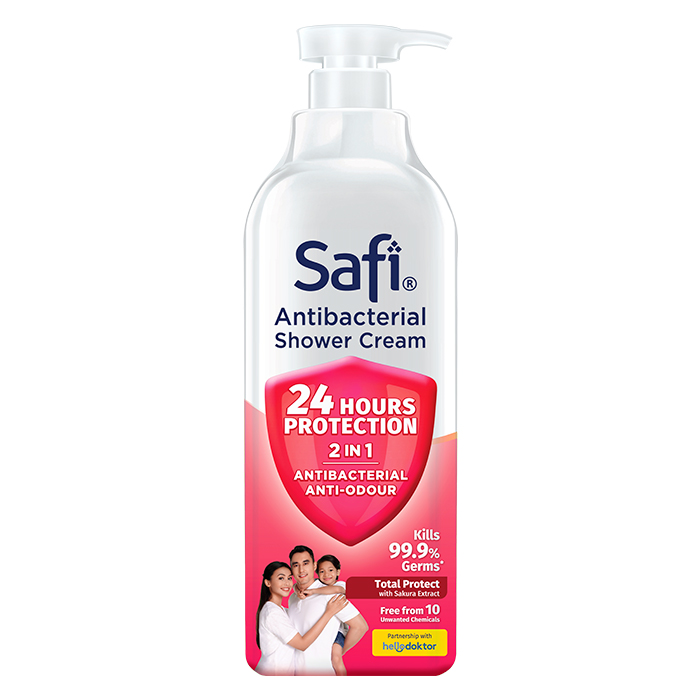 SAFI Anti-bacterial Shower - Total Protect / Bottle (950g)
